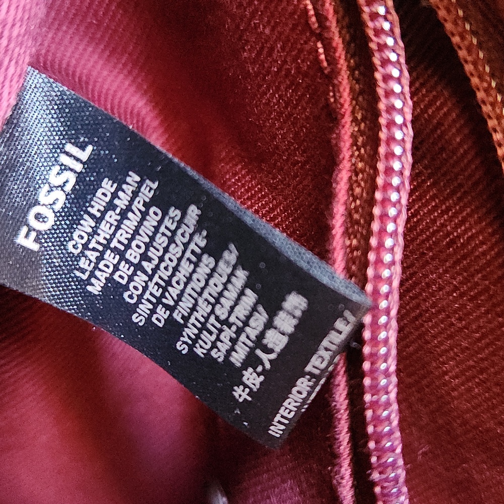 Fossil Aria Cabernet Small Crossbody Shoulder Bag - Picture 13 of 17